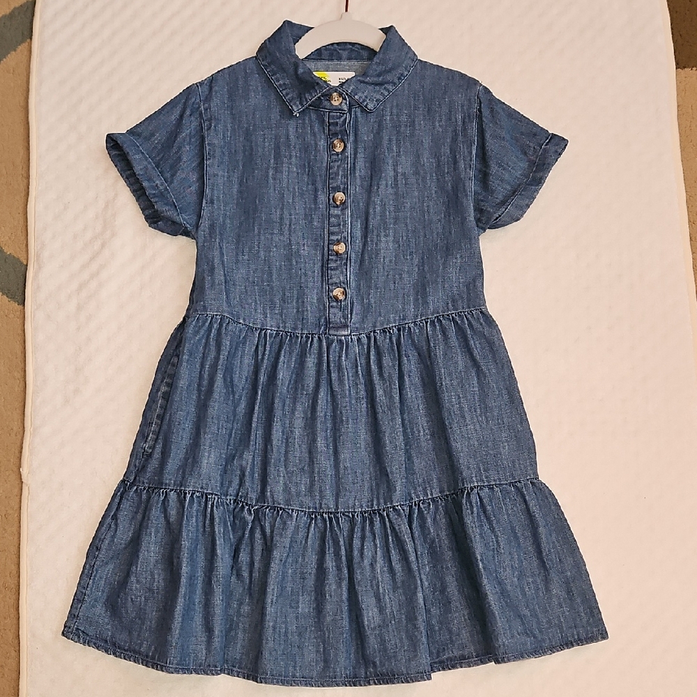 Epic Threads Blue Denim Casual Kids Dress